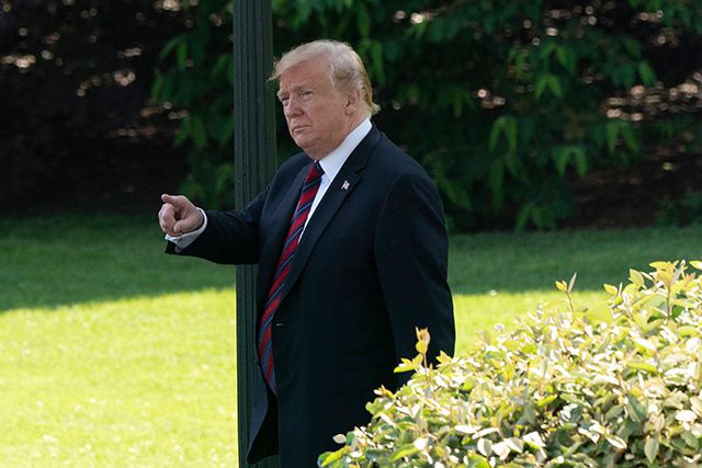 President Donald Trump on May 16, 2019
